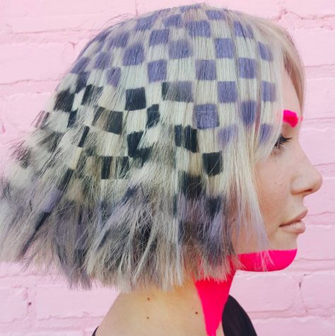 Hair-stenciling will be the hottest hair trend this summer! Music Festival Hair, Hair Stenciling, Hair Chalk, Hair Techniques, Trendy Hair Color, Festival Hair, Fall Hair Colors, Crazy Hair, Hair Color Trends