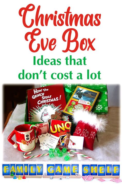 Family Christmas Box Gift Ideas, Grinch Christmas Eve Box Ideas, Christmas Eve Basket For Kids, Christmas Eve Box Ideas Teenagers, Diy Christmas Eve Box Ideas, Xmas Eve Box Ideas For Kids, Family Christmas Eve Box Ideas, Christmas Eve Boxes For Kids, Christmas Eve Box Ideas For Toddlers