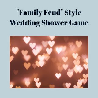 Family Wedding Shower Ideas, Couple Wedding Shower Games, Couples Wedding Shower Games, Bridal Shower Questions, Family Feud Game, How Many Bridesmaids, Wedding Questions, Couple Wedding Shower, Winter Words