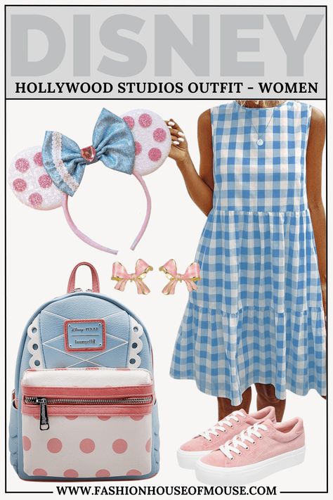 Inspired Disney Outfits, Hollywood Studios Outfit, Disney Park Outfit, House Of Mouse, What To Wear To Disney, Disney World Packing, Disney Trip Outfits, Disney Outfits Women, Disney College Program