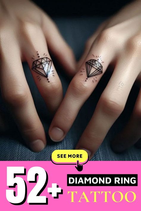 💘 Celebrate the magic of love with these mesmerizing Valentine's Diamond Ring tattoo selections! 💫 Let your love story be told in ink with these romantic and enchanting tattoo designs. 💍 #ValentinesDayTattoos #LoveIsInk #DiamondRingMagic Diamond Ring Tattoo, Ring Tattoo Ideas, Ring Tattoo, Tattoo Concepts, Ring Tattoos, Custom Tattoo, Romantic Valentine, Tattoo You, Celebrate Love