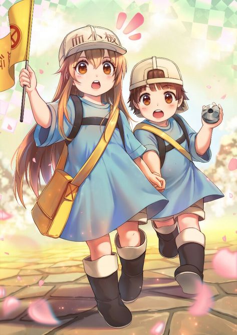 Hataraku Saibou || Cells at work! || Cr: kazeo Cells At Work, Anime Group, Cocoppa Wallpaper, Cute Disney, All Anime, Street Fighter, Anime Comics, Anime Love, Anime Images