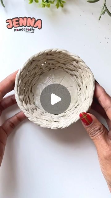 Clay Basket, Air Dry Modeling Clay, Weaving Basket, Diy Air Dry Clay, Diljit Dosanjh, Air Dry Clay Projects, Clay Projects, Air Dry Clay, Clay Art