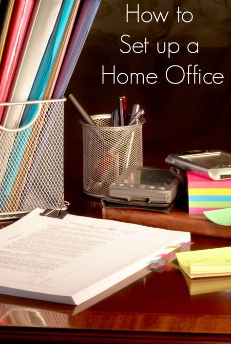 How to Set up a Home Office That You Will Actually…Edit description Bedroom Sayings, Office In A Small Space, Home Office Hacks, Setting Up A Home Office, Organizing Papers, Small Business Aesthetic, Organising Tips, Office Organization Tips, Office Hacks