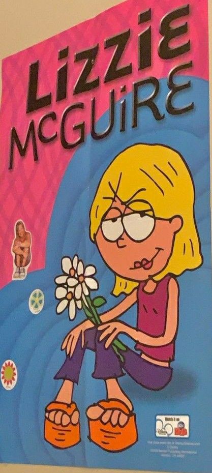 Lizzie Mcguire Poster Cartoon, Disney Channel Original, Lizzie Mcguire, Lisa Simpson, Disney Channel, Passion For Fashion, Vault Boy, Cool Outfits, Wall