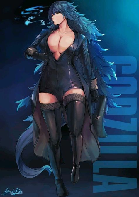 Female Godzilla, Monster Girl Encyclopedia, Anime Monsters, Kaiju Art, Kaiju Monsters, 다크 판타지, Female Character Design, Fantasy Character Design, Godzilla