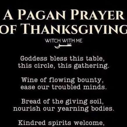 Leza Labrador on Instagram: "By Witch With Me #Thanksgiving #pagan #blessing #prayer #goddess #holiday" Pagan Thanksgiving Quotes, Pagan Thanksgiving, Thanksgiving Wishes To Friends, Witch Practice, Gratitude Ritual, Mother Nature Goddess, Pagan Prayer, Prayer Of Thanks, Thanksgiving Gratitude