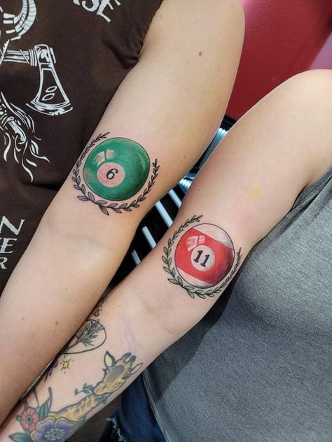 Billiard Ball Tattoo, Billiard Tattoo, Billiards Tattoo, Pool Ball Tattoo, 9 Ball Tattoo, Analyze Art, 8 Ball Tattoo, Pool Tattoo, Seoul Hongdae