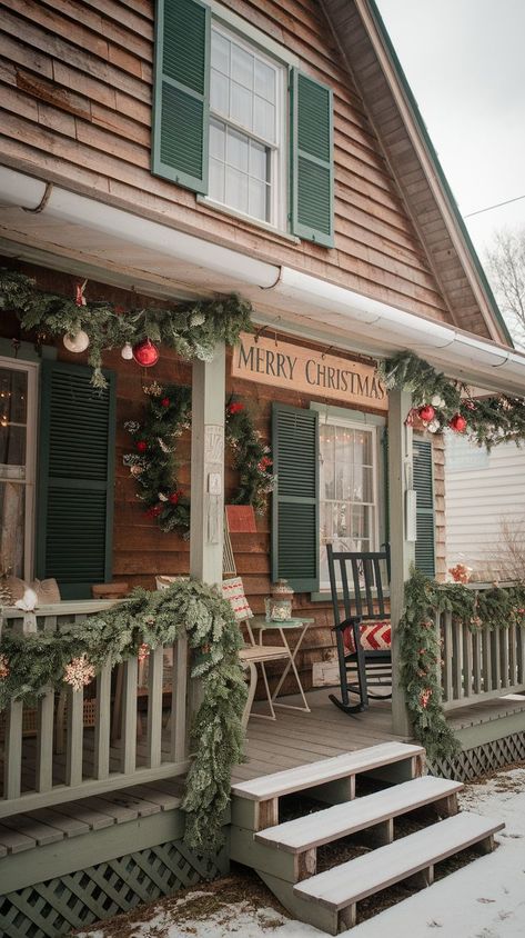 Transform your home into a cozy winter wonderland with these 25 charming cottage Christmas ideas. From rustic decor to DIY crafts, create a warm, nostalgic holiday atmosphere with vintage ornaments, twinkling fairy lights, and traditional festive touches. Make this Christmas unforgettable with your own unique cottage-inspired holiday decor. Cottage Outdoor Christmas Decor, Cottage Christmas Decor, Outdoor Cottage, Cottage Outdoor, Unique Cottages, Classic Homes, Outdoor Christmas Decor, Cottage Aesthetic, Charming Cottage