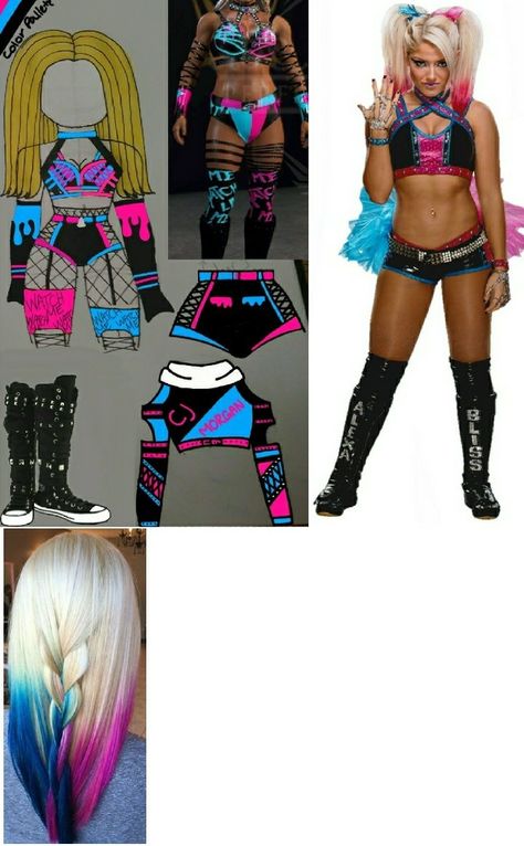 Women Wrestling Outfits, Wwe Outfits Woman, Wrestling Outfits, Lilly Pulitzer Outfits, Wwe Outfits, Women Wrestling, Wrestling Gear, Wwe Legends, Outfits Woman