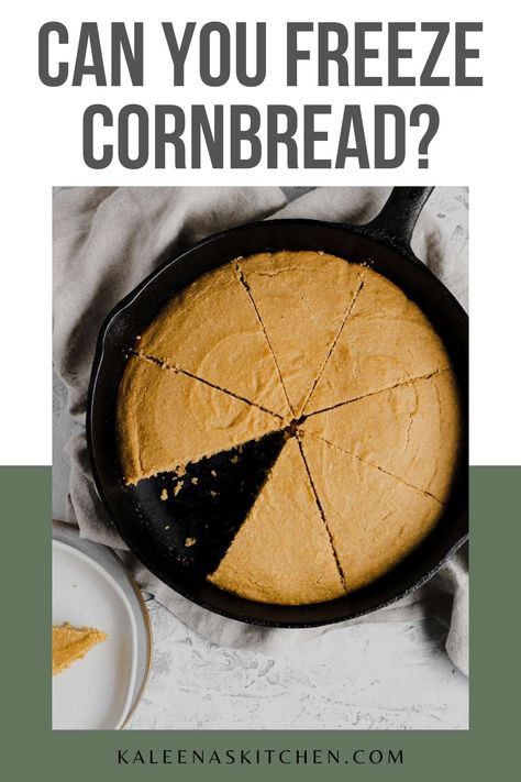 Have you found yourself with leftover cornbread you don't know what to do with? Freezing leftover cornbread is the best way not to waste it and be able to use your leftovers at a later date. Gluten Free Flour Mix Recipe, Dairy Free Cornbread Recipe, Dairy Free Cornbread, Easy Dairy Free Recipes, Easy Skillet Cornbread, Gluten Free Side Dish Recipes, Gluten Free Cornbread Recipe, Gluten Free Side Dish, Gluten Free Recipes Side Dishes