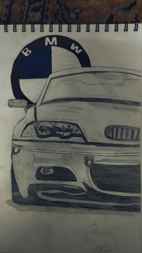 Bmw Sketch Drawing, Bmw Cars Drawing, Bmw Drawing Easy, Bmw M5 Drawing, Bmw M4 Drawing, Bmw Car Drawing, Drive Drawing, Bmw Drawing, Car Drawing Sketches