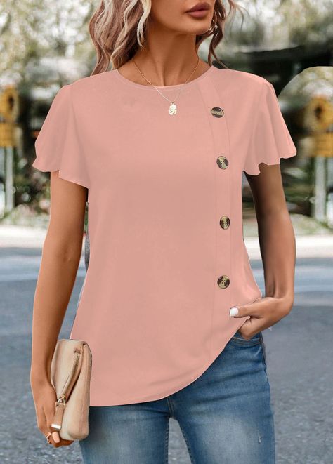 Cotton tops for women casual