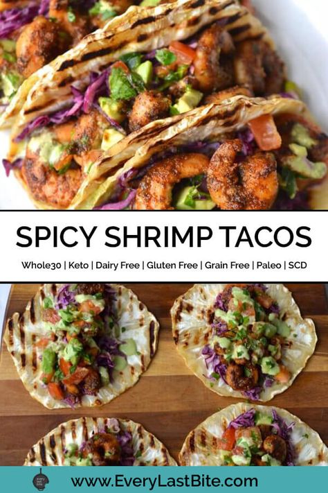 Whole 30 Shrimp Tacos, Whole 30 Tacos, Grilled Celery, Coleslaw Spicy, Paleo Shrimp Tacos, Paleo Tacos, Grilled Shrimp Tacos, Spicy Shrimp Tacos, Flavorful Shrimp