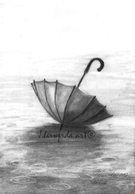 Pencil drawing for beginners Raindrop Drawing, Umbrella Drawing, Pencil Sketches Easy, Shading Drawing, Pencil Drawings For Beginners, Pencil Sketch Drawing, Meaningful Drawings, Art Drawings Sketches Pencil, Charcoal Art