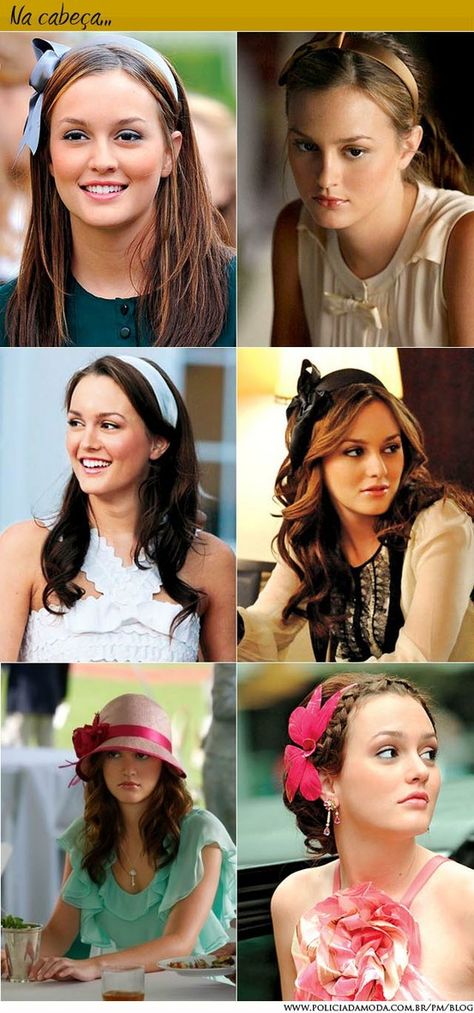 . Blair Waldorf Headband, Blair Waldorf Hair, Vanessa Abrams, Estilo Gossip Girl, Different Hair Styles, Blair Waldorf Style, Stile Blair Waldorf, Arizona Robbins, Gossip Girl Outfits