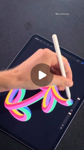 Digital Art on Instagram: "Awesome video by @kunchevsky Save to try it later 💛 ⠀ Fun and easy thing to do in Procreate! The trick is to set “Smudge Pull” for your brush to Max. It prevents the smudging color to fade out and gives this neat effect 🌈 ⠀ This is just one example of the initial spot. Experiment with different shapes and colors to get various effects for your illustrations! 🙌 ⠀ Hope you like this! Let me know if you want more tutorials ☺️ ⠀ .⁣ .  .  .  .  #procreateartwork #procreatevideo #procreatepractice #procreatedesigns #procreatemermay #procreatepocketart #procreatedigitaldrawing #procreate5animation #procreateworld #procreateletteringprojects #digitalartists #raredigitalart #animedigitalart #artedigitalbrasil #digitalartofinstagram #digitalcollageartist #digitaldrawing Cute Things To Draw On Procreate, Ideas To Draw On Procreate, Procreate Illustration Ideas, Procreate Abstract Art, Things To Draw On Procreate Easy, Easy Procreate Drawings, Things To Draw On Procreate, Easy Procreate Art, Draw On Procreate