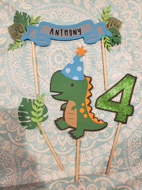 Dinosaur Birthday Invitations, Dinosaur Themed Birthday Party, Dinosaur Crafts, Dinosaur Cake, Dinosaur Birthday, Birthday Decorations, Birthday Party Themes, Birthday Invitations, Birthday Party