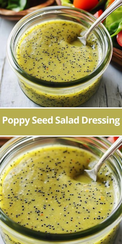 Poppy Seed Salad Dressing Poppy Seed Salad Dressing, Poppy Seed Salad, Seed Salad, Comfort Dinner, Salad Dressing Recipe, Poppy Seed Dressing, Homemade Dressing, Wine Vinegar, Poppy Seed