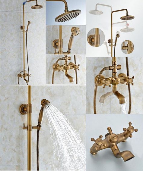 Bronze bathroom fixtures