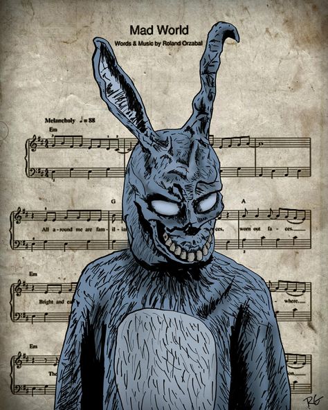 Donnie Darko Art, Katharine Ross, Foto Top, Horror Artwork, Donnie Darko, Mad World, Fiction Movies, Arte Cyberpunk, Movie Wallpapers