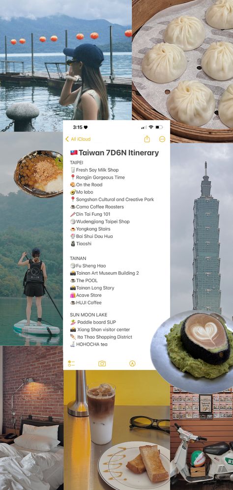 Taiwan 7Days 6Nights Itinerary 2023 Taiwan Packing List, Asia Travel Bucket List, Taipei Taiwan Aesthetic, Taiwan Aesthetic, Taiwan Itinerary, Travel Countries, Travel Taiwan, Taipei Travel, Cafe Hopping