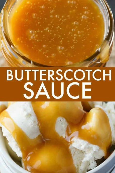 Butterscotch Sauce Recipes, Ice Cream Cheesecake, Ice Cream Sauce, Mousse Dolce, Butterscotch Sauce, Cream Cheesecake, Dessert Toppings, Fudge Sauce, Caramel Recipes