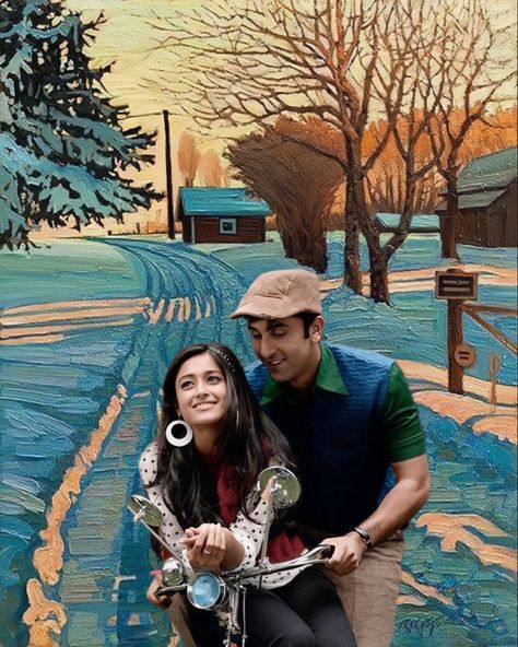 Bollywood Painting, Bollywood Journal, Van Gogh Couple, Sundeep Kishan, Aesthetic Bollywood, Tamasha Movie, Vintage Van Gogh, Zindagi Na Milegi Dobara, Parallel Dimension