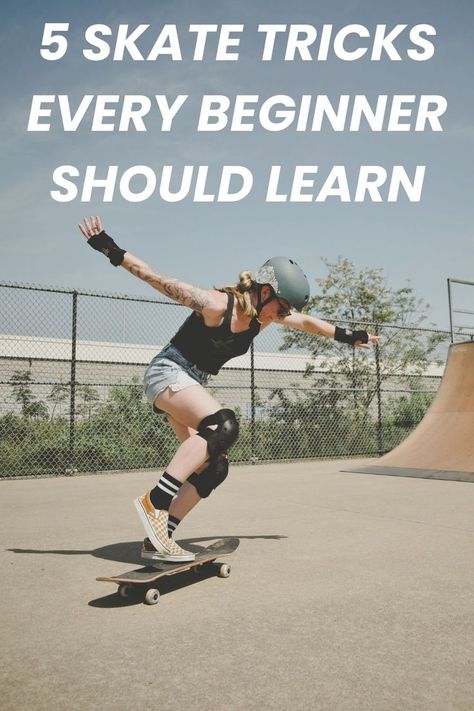 If you are a beginner skateboarder then you are probably trying to learn some basic skateboard tricks. There are lots of skateboarding tricks out there to learn however these five tricks are the ones you should try to learn first after you have the basic concept of skateboarding down. Skate Tricks, Skateboard Tricks, Beginner Skateboard, Skateboarding Tricks, Skateboarder, Health Inspiration, Basic Concepts, Skills To Learn, The Hundreds