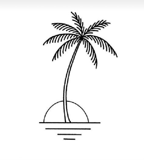 Palm Tree Sketch, Tree Sketch, Palm Tree, Sketch