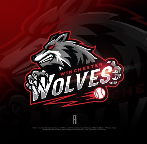 Winchester Wolves by alaleeisanezhad77-385125 - Designhill Wolf Team, Wolf Logo, Wolf Images, Facebook Cover Design, Sports Design Inspiration, Logo Project, Advertising Material, Game Logo, Home Logo