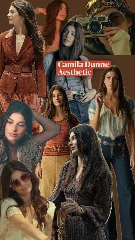 Camila Dunne Outfit, Camila Dunne Aesthetic, Camila Dunne, 70s Inspired Fashion, 70s Inspired, Aesthetic Outfits, Style Board, Fashion Inspo, Tv Shows