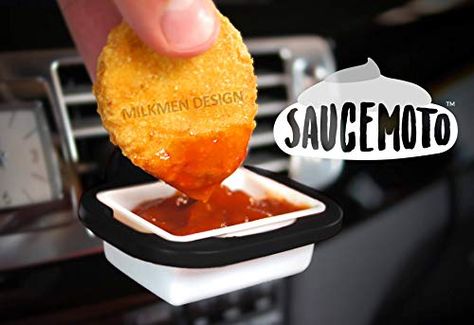 7 clever Accessories for Eating in the Car (that you've probably never heard of) - Learn Along with Me Eating In Car, Sick Gift, Spicy Ketchup, Best Inventions Ever, Chip And Dip Sets, Dipping Sauces, Dairy Queen, Clever Gift, Best Accessories