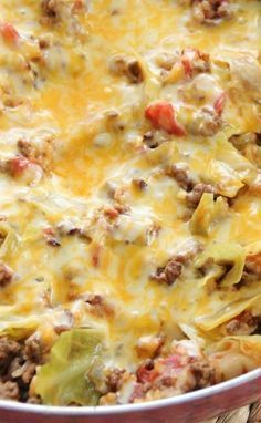 One Pan Cabbage Casserole, Cabbage And Artichoke Recipes, One Pot Cabbage Casserole, Easy Cabbage Casserole Recipes, Meals Made With Cabbage, Slum Gullion Recipe, Cabbage Main Dish Recipes, Covered Dish Ideas Potlucks Easy, Old Fashion Cabbage Casserole