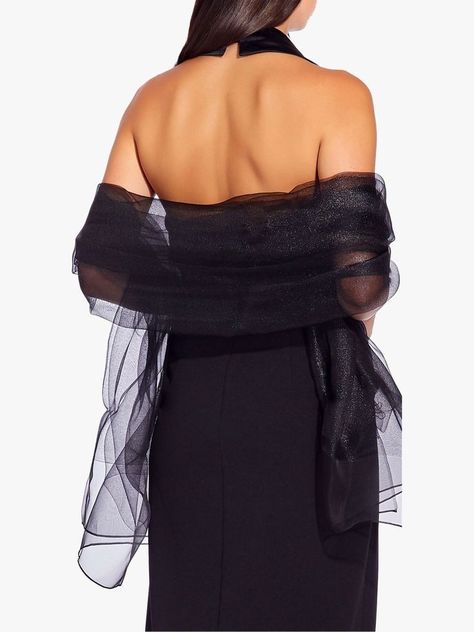 Dress Coverup Ideas Formal, Dress Coverup Ideas, Shawl Outfit, Black Tie Events, Classy Prom, Black Shawl, Classy Prom Dresses, Dress With Shawl, Mother Of Groom Dresses