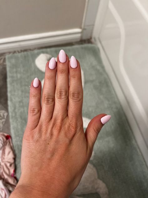 Solid pastal pink nail colour Single Colour Nails, Plain Colour Nails, Solid Colour Nails, Coloured Nails, Pink Nail Colors, Solid Color Nails, Nail Colour, Plain Colour, Pink Nail