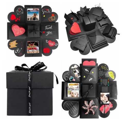 https://share.temu.com/zEU0GpVCmEA Creative Gifts For Girlfriend, Diy Album Photo, Handmade Gifts For Girlfriend, Photo Album Gift, Diy Gifts For Girlfriend, Handmade Photo Albums, Valentines Gift Bags, Surprise Box Gift, Box Gifts