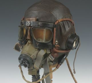 British RAF Fighter Pilot Helmet & Air Mask Aviator Goggles, Gas Masks, Supermarine Spitfire, Ww2 Planes, Battle Of Britain, Military Gear, Fighter Pilot, Ex Machina, Military Equipment