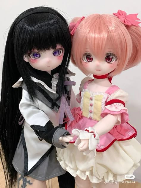 Homura Madoka, Anime Dolls, Madoka Magica, Jointed Dolls, Pretty Dolls, Ball Jointed Dolls, Bjd Dolls, Cute Dolls, Anime Figures