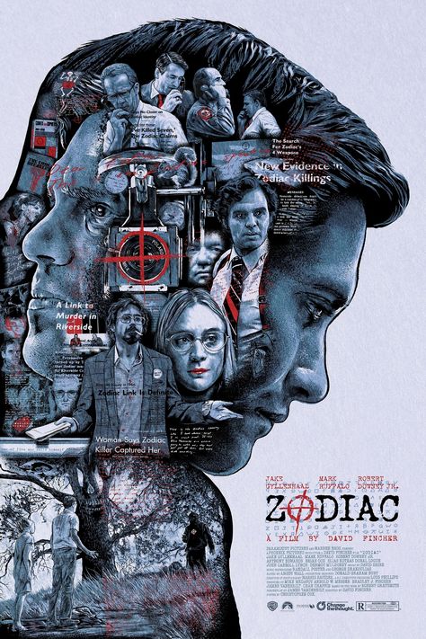 Zodiac (2007) [1280 x 1920] Zodiac Movie, Zodiac Film, Film Posters Art, Movie Artwork, Best Movie Posters, Cinema Art, Film Poster Design, Movie Poster Wall, Movie Posters Design