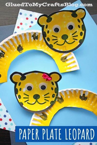 Paper Plate Yellow Leopard Craft - Glued To My Crafts Cheetah Crafts, Jungle Animals Preschool, Leopard Craft, Jungle Animal Crafts, Safari Crafts, Animal Crafts Preschool, Jungle Crafts, Zoo Crafts, Zoo Animal Crafts