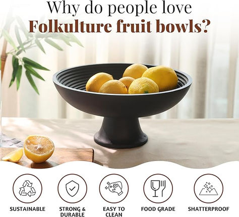 This Minimalist fruit bowl/item pedestal is a great buy for a minimalist decor room Wooden Fruit Bowl, Farmhouse Centerpiece, Island Decor, Minimalist Home Decor, Large Bowl, Kitchen Counter, Fruit Bowl, Minimalist Decor, Food Grade