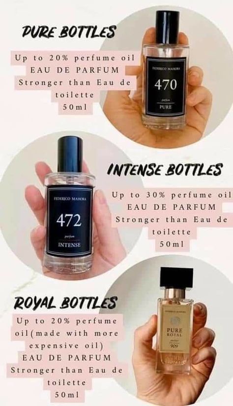 Pure and Royal bottles explained Fm Fragrances Perfume Images, Fm Fragrances Perfume, Fm Products, Fm Fragrances, Fm Perfume, Perfume Tips, Fragrance Quote, Fm Cosmetics, Perfume Hacks