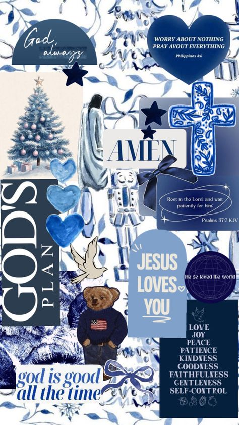 Christmas version Blue Christian Wallpaper, Wallpaper Quotes Inspirational, Blue Bible, Iphone Wallpaper Quotes Inspirational, Rest In The Lord, Bible Wallpaper, Christian Iphone Wallpaper, Iphone Wallpaper Winter, God Wallpaper