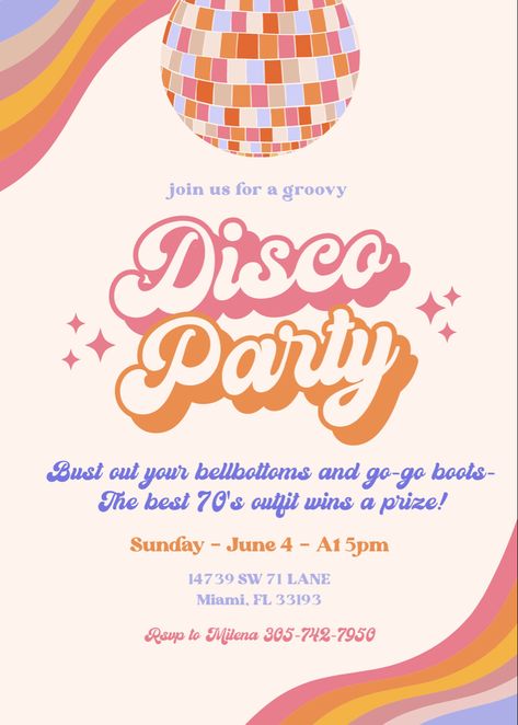 70's Party, Aesthetic Jeans, 70s Disco Party, Learning Development, 70s Party, 60th Birthday Invitations, 70s Outfits, 70s Disco, 90s Aesthetic