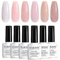 Nail Polish Purple, Nude Gel Polish, Skin Tone Color, American Manicure, Pink Gel Nail Polish, Glitter Gel Nail Polish, Nude Polish, Uv Nail Lamp, Pink Gel Nails