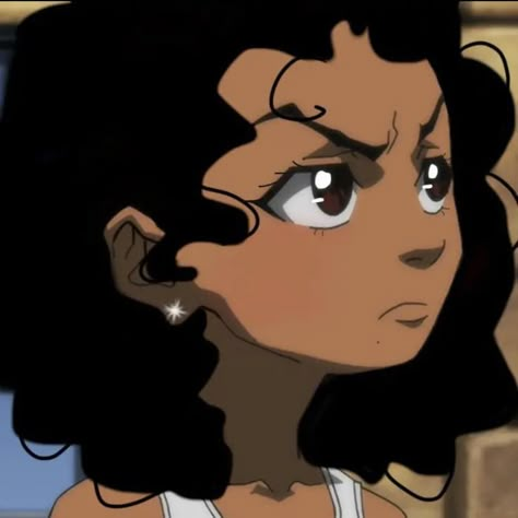 Curly Hair Cartoon, Girl Cartoon Characters, Black Cartoon Characters, Swag Cartoon, Cartoon Painting, Cartoon Profile Pictures, Black Cartoon, Black Art Pictures, Cartoon Profile Pics