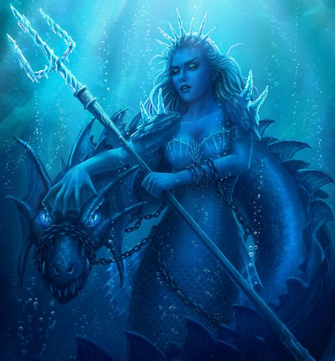 ArtStation - Ice Mermaid , Yasushi Matsuoka Mermaid Queen Art, Ice Mermaid, Mermaid Stories, Sea Queen, Goddess Of The Sea, Sea Siren, Realistic Tattoo Sleeve, Mermaid Artwork, Under The Water