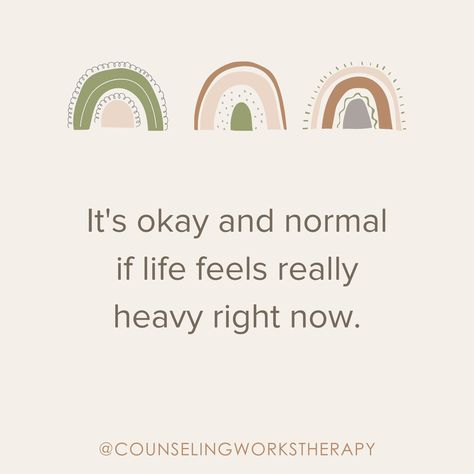 It's okay and normal if life feels really heavy right now. We're in month 7 of a global pandemic, and on top of that, there's even more chaos going on in our world. So many people are having a rough time right now, and there's nothing wrong with you if you're feeling the weight of these difficult times. Keep trying to show yourself compassion and gentleness – you deserve it 💛 Quotes For Rough Times, When The World Feels Heavy Quotes, Everything Feels So Heavy, Heavy Quotes, Wrong Quote, Rough Time, Right Here Right Now, Show Yourself, Rough Times