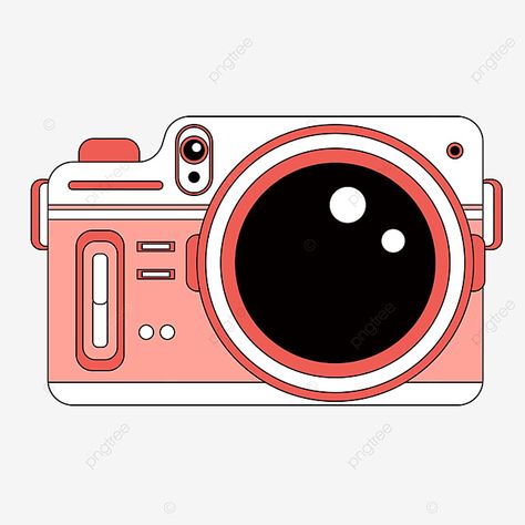 Clip Art Aesthetic, Digital Camera Png, Pictures Of Cameras, Cartoon Camera, Camera Clipart, Camera Png, Camera Clip Art, Camera Vector, Animation Camera